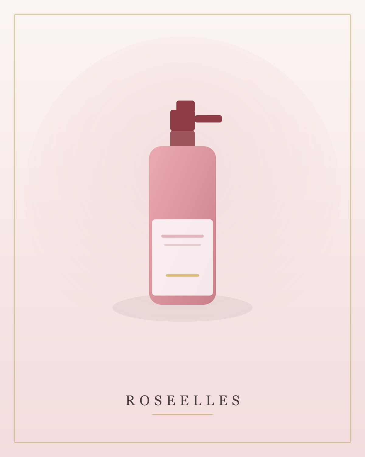 Shampoing Doux Rose & Kératine