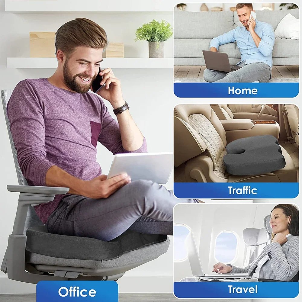 Coussin de Siège Ergonomique — Assise Confort