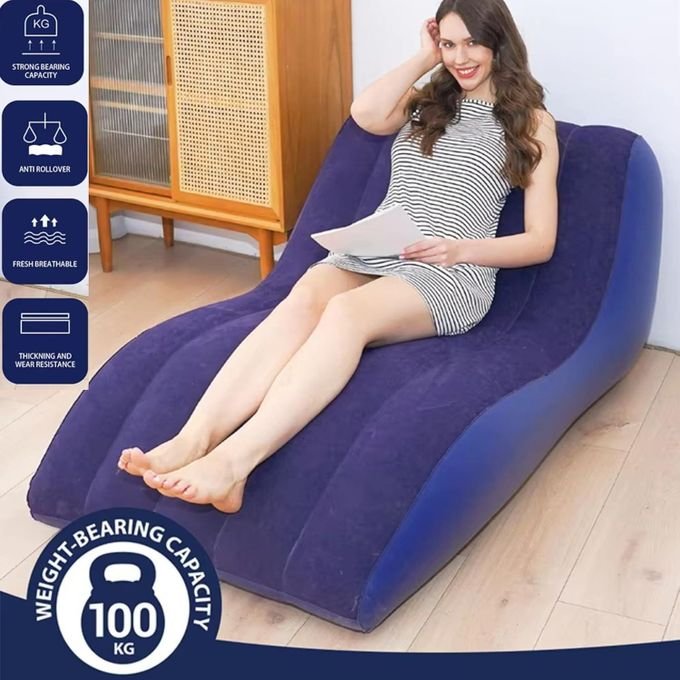 Fauteuil Gonflable avec Repose-Pieds