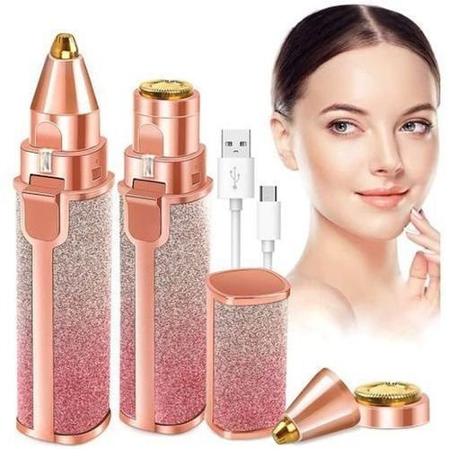 Épilateur Visage & Sourcils 2 en 1