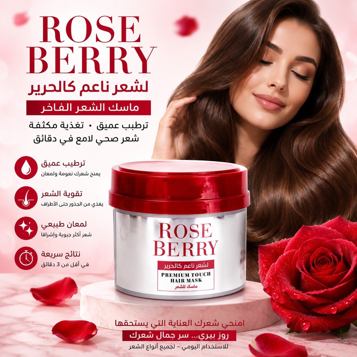 Masque Capillaire Rose Berry