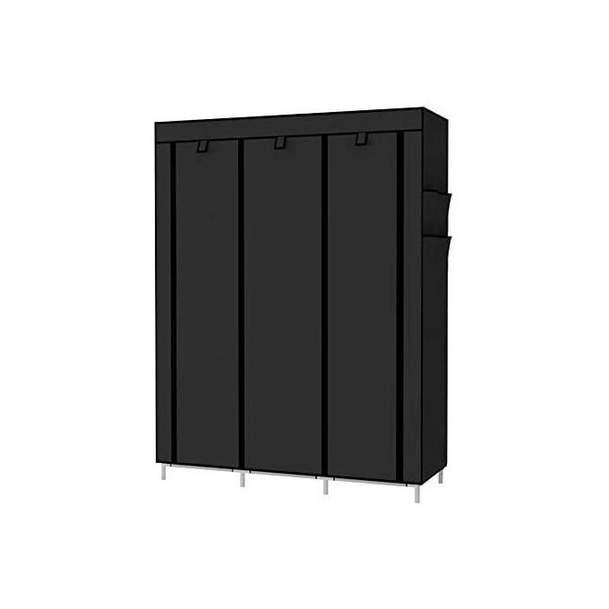 Armoire pliable 3 portes montée